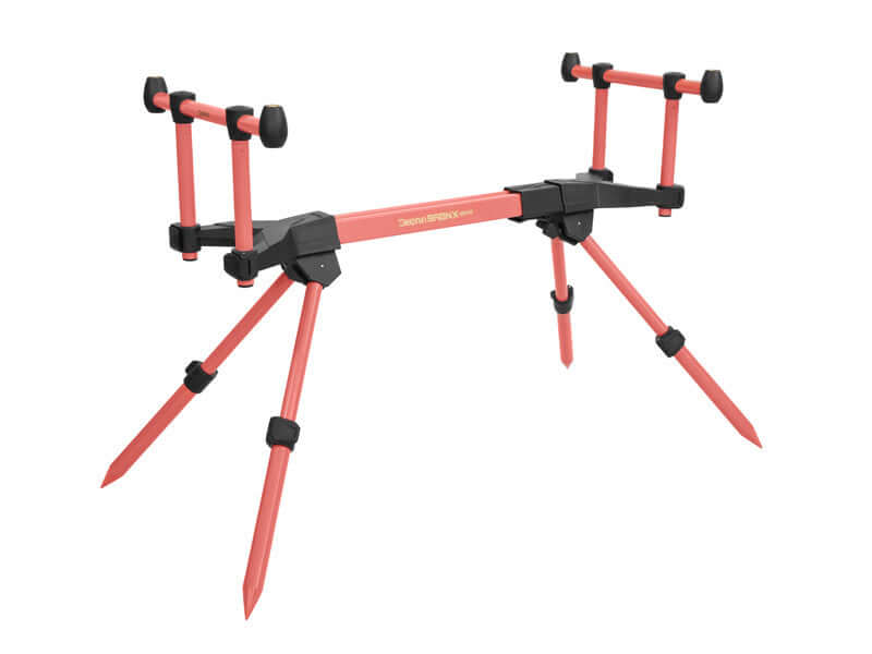 DELPHIN Bronx Stalx QUEEN Rodpod Rutenhalter für 2 Ruten rosa