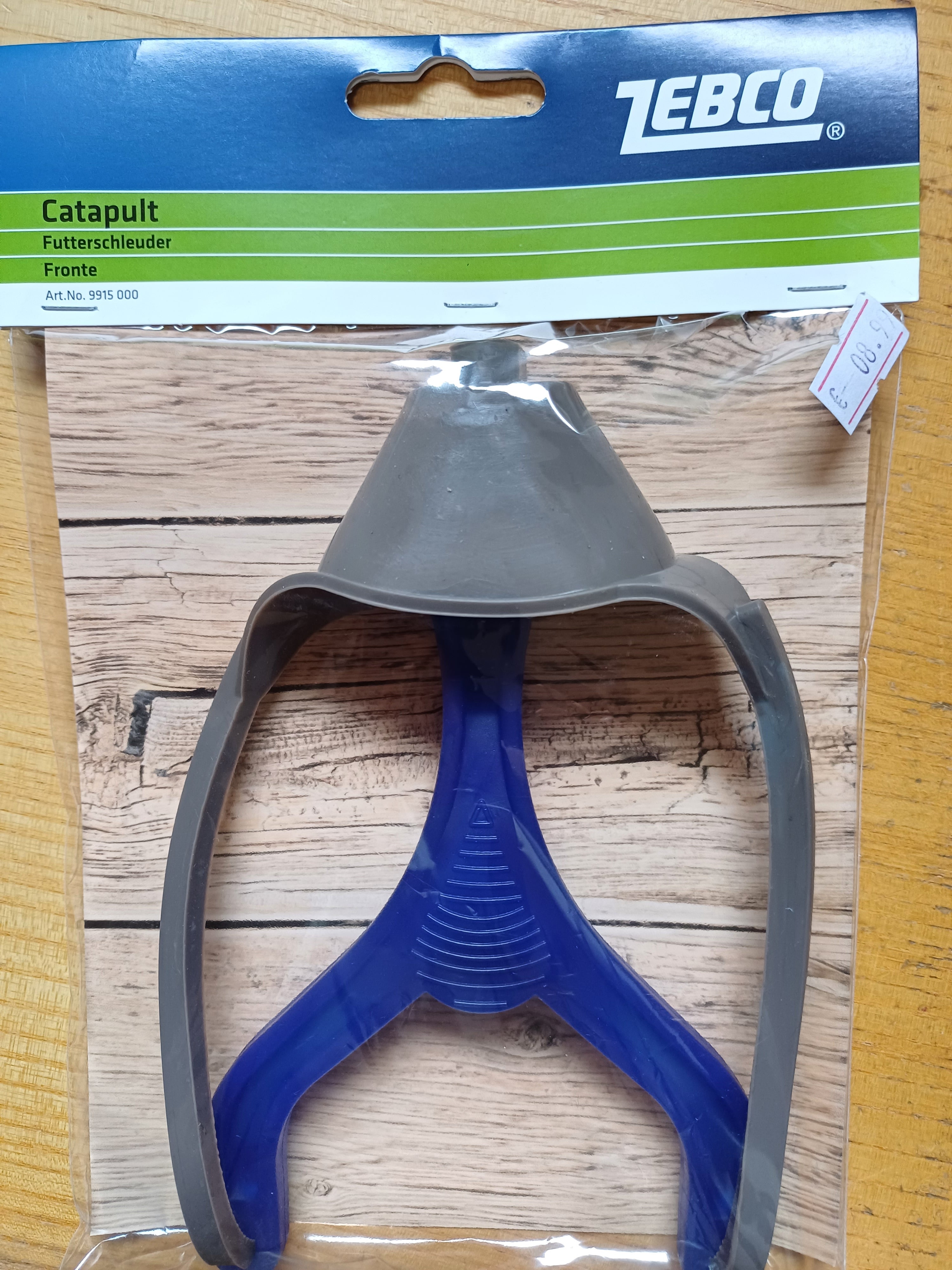 ZEBCO Futterschleuder Katapult blau-grau