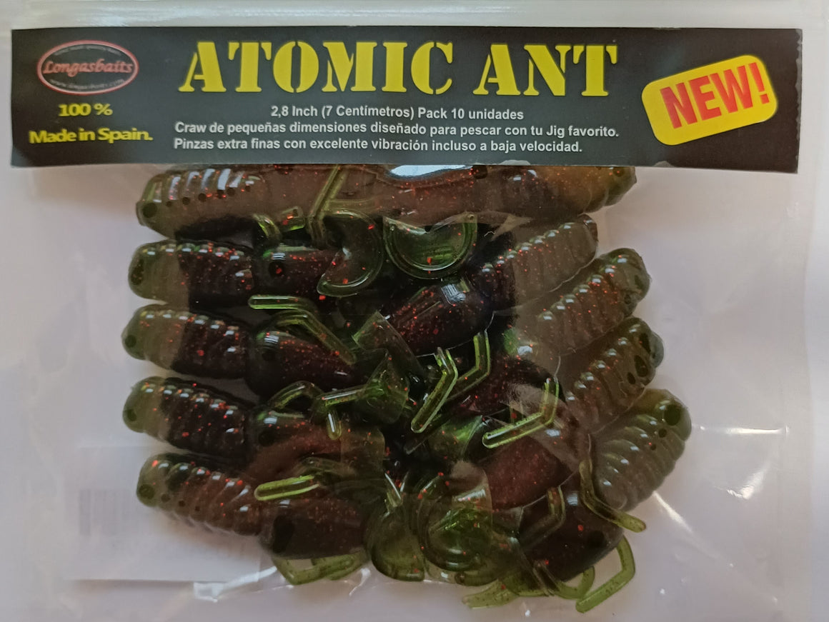 LONGASBAITS Atomic Ant Softbait Creature Bait 7cm 7 Stück