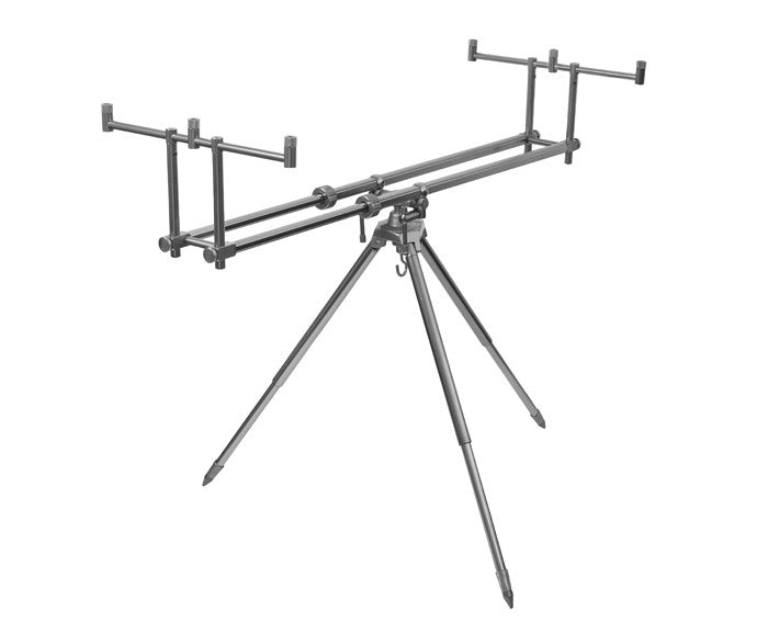 DELPHIN Tripod TPX3 Silver 3er Rodpod Rutenhaltern
