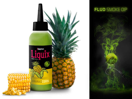 DELPHIN Fluo Dip Snax LiquiX Liquid Carp 100ml