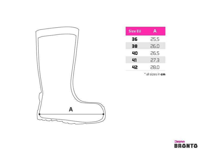 DELPHIN Bronto QUEEN Gummi-Thermo-Stiefel bis-40°C Pink