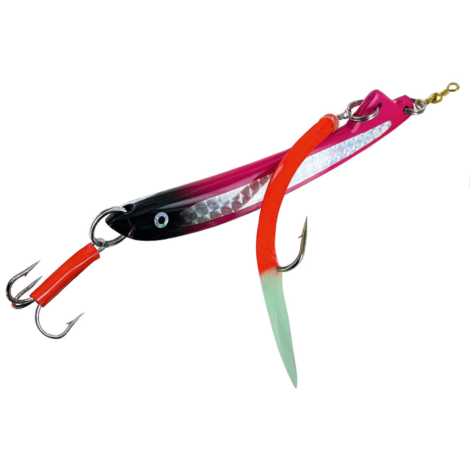°JENZI Pilker Pink-Black mit Gummimakk