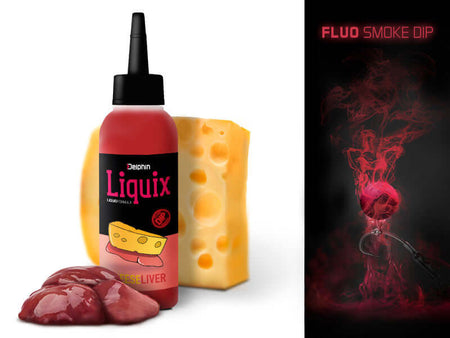 DELPHIN Fluo Dip Snax LiquiX Liquid Carp 100ml