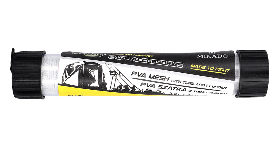 PVA - Mesh mit Tube und Plunger, langsam auflösend 23mm oder 44mm x 5m - 1 Stck.
