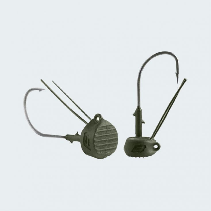 BKK Silent Chaser Draggin' Ned Premium Jighead - unkrautfrei, 3Stck.