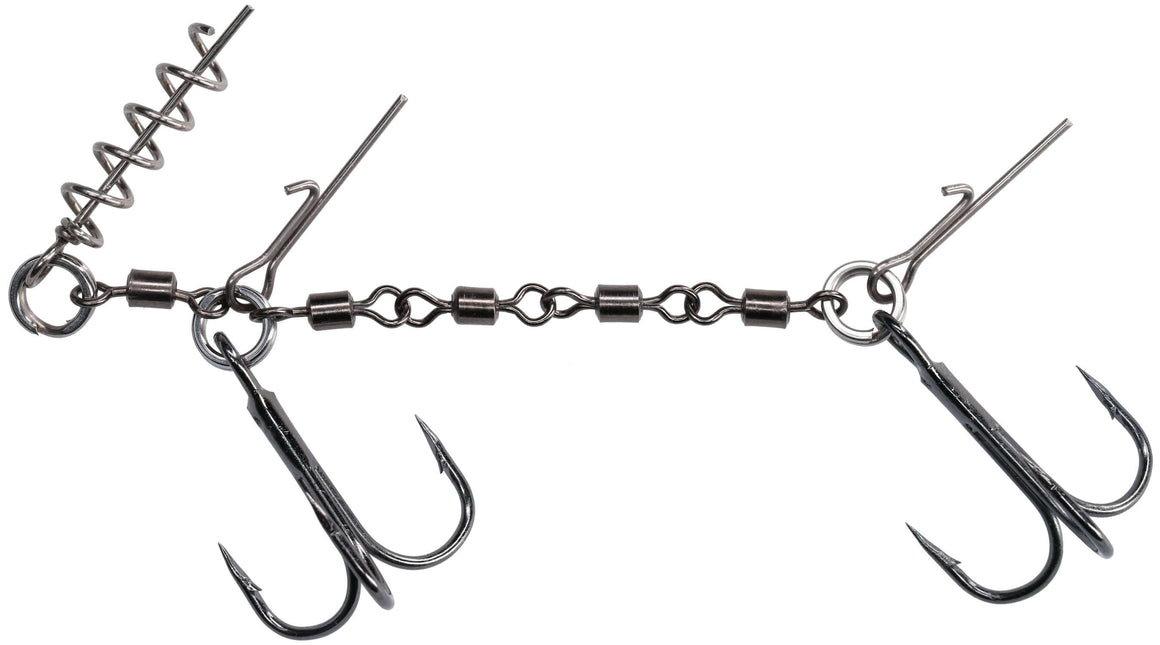 MIKADO Jaws Double Evo Stinger 25kg Drillingshaken 1/0