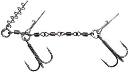 MIKADO Jaws Double Evo Stinger 25kg Drillingshaken 1/0