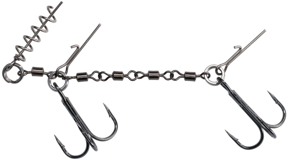 MIKADO Jaws Double Evo Stinger 25kg Drillingshaken 1/0