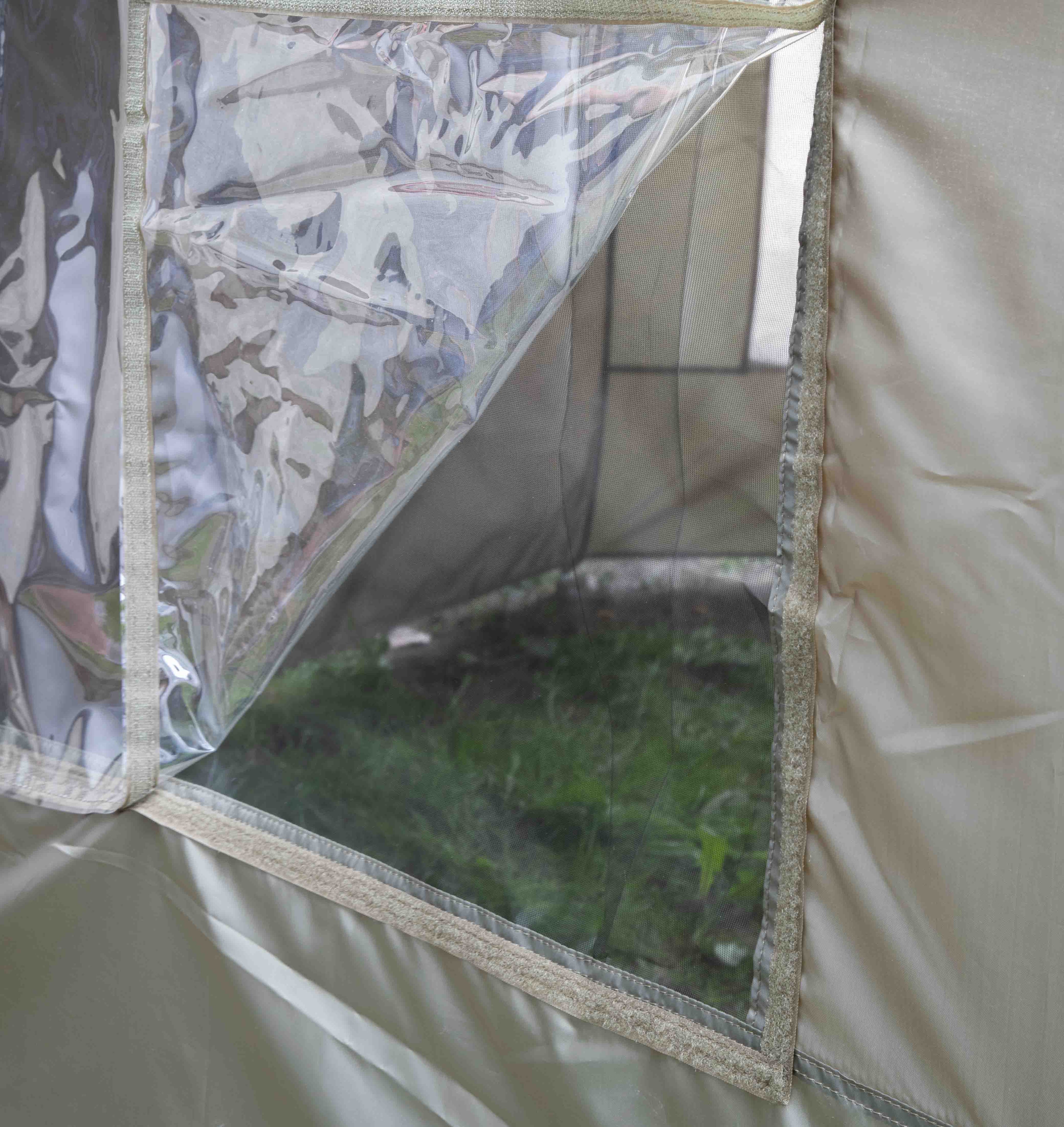 MIKADO Angelregenschirm Schirmzelt mit Seitenabdeckung 360° - 3m