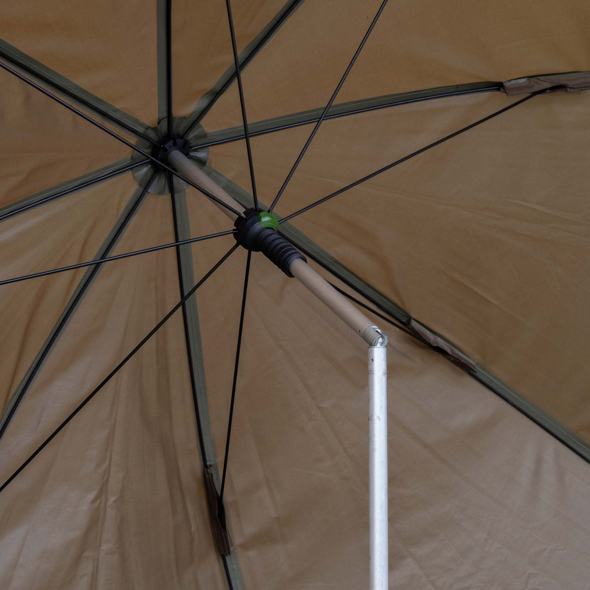 MIKADO Angelregenschirm Schirmzelt mit Seitenabdeckung 360° - 3m