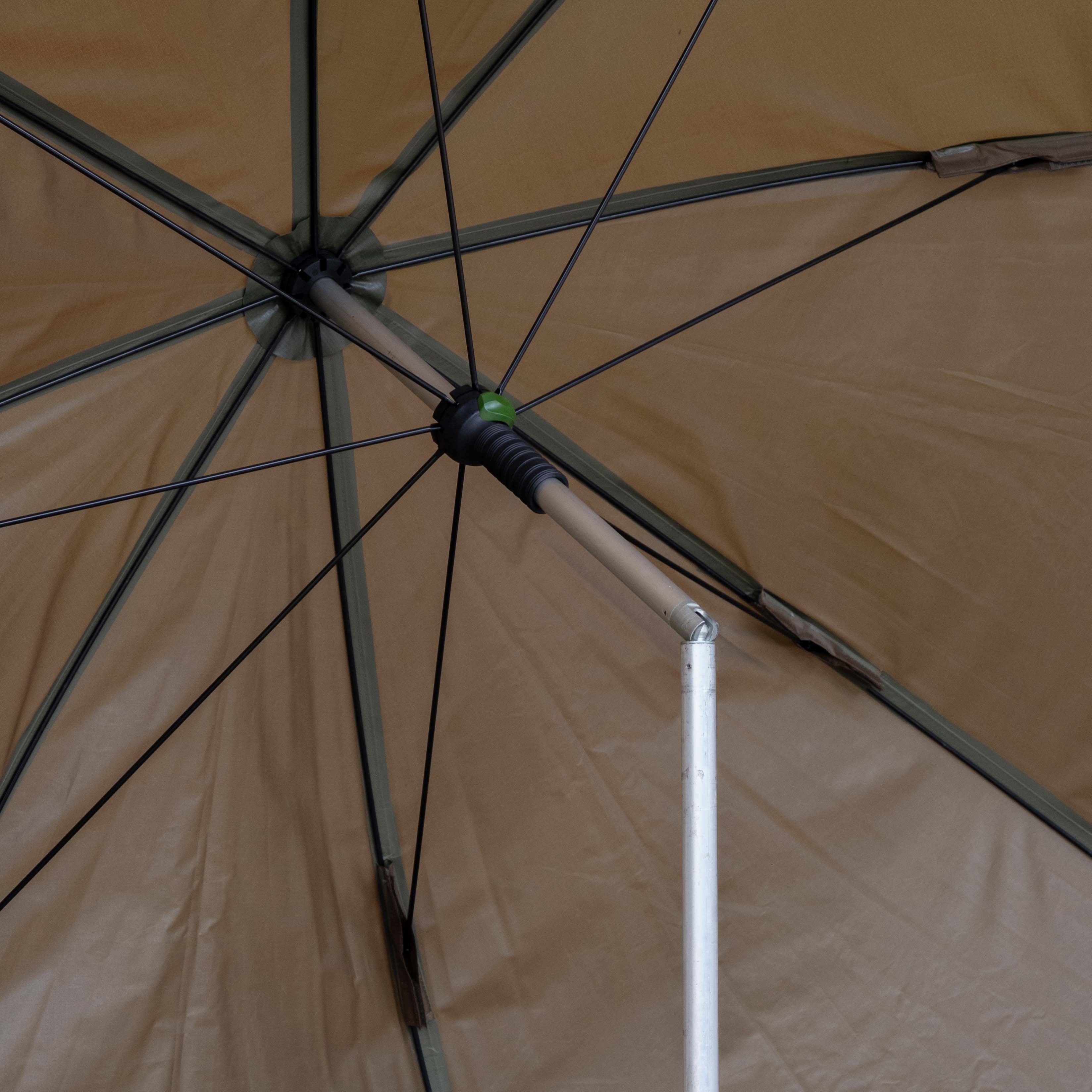 MIKADO Angelregenschirm Schirmzelt mit Seitenabdeckung 360° - 3m