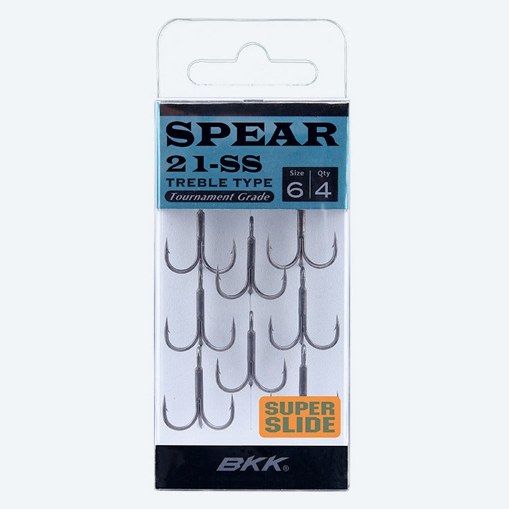 BKK Spear 21-SS Treble Hooks Drilling