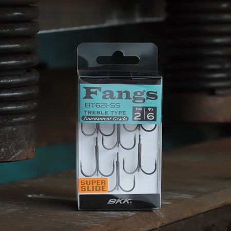 BKK Spear 21-SS Treble Hooks Drilling