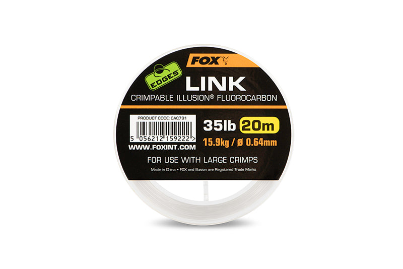 FOX Edges Link Illusion Flurocarbon Vorfach