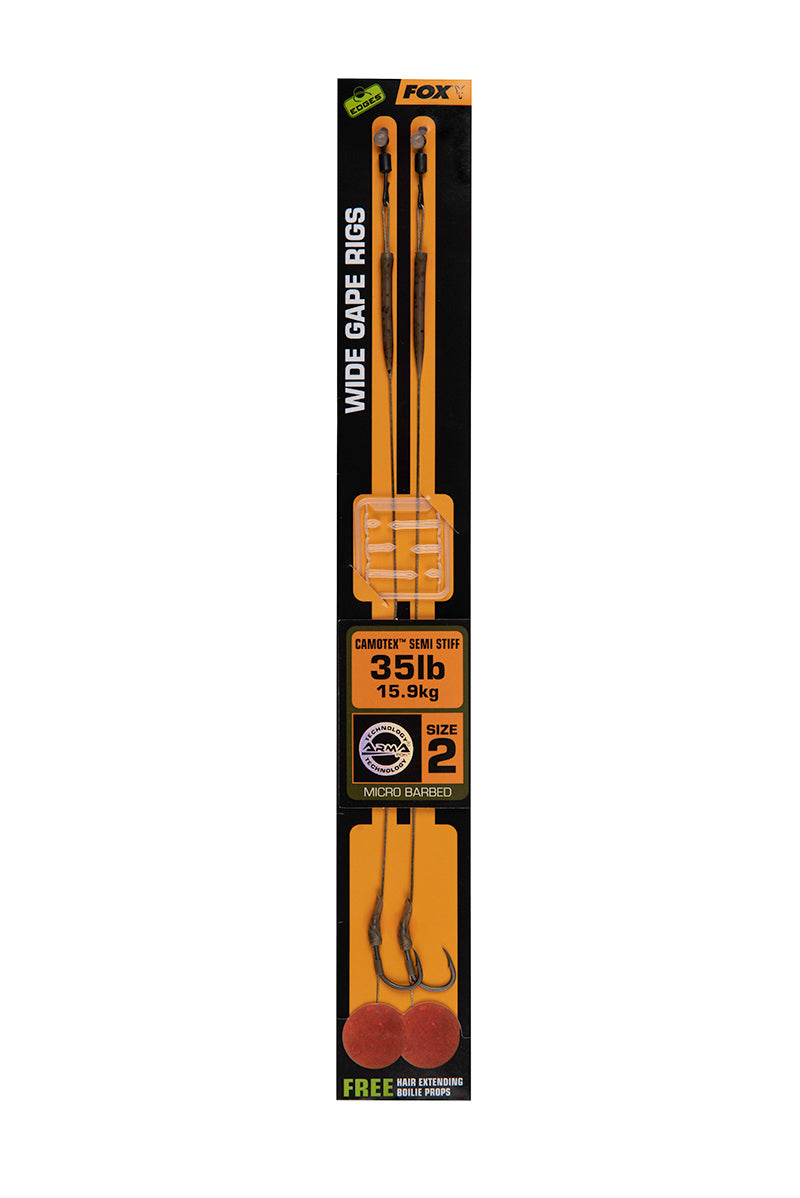 FOX Edges Wide Gape Rigs