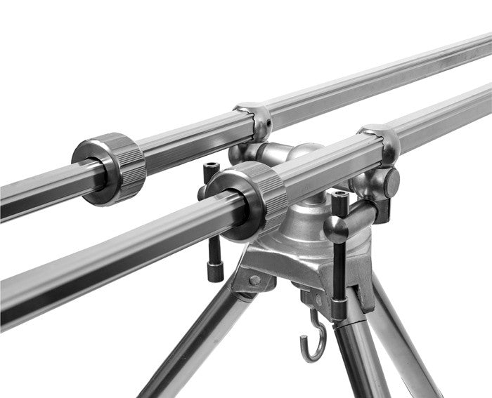 DELPHIN Tripod TPX3 Silver 3er Rodpod Rutenhaltern