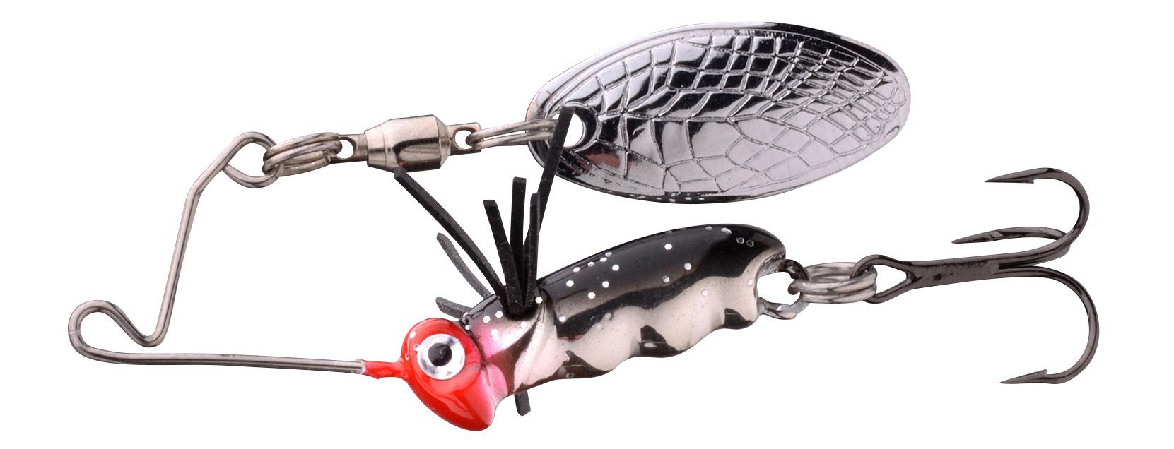 SPRO Larva Micro Spinnerbait UV 4cm 7g Drilling oder Einzelhaken