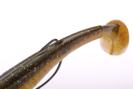 SPRO Gutsbait UV 95/110 9,5cm oder 11cm Gummifisch montiert