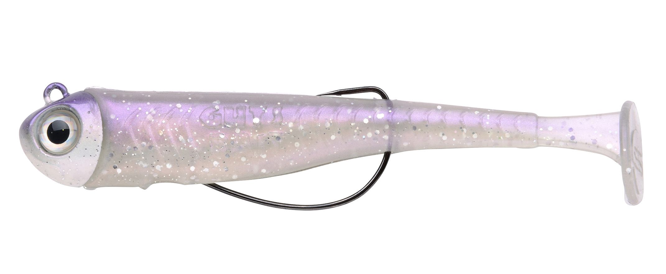 SPRO Gutsbait UV 95/110 9,5cm oder 11cm Gummifisch montiert