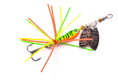 SPRO Larva Mayfly Micro Spinner 5cm 4g Drilling oder Einzelhaken