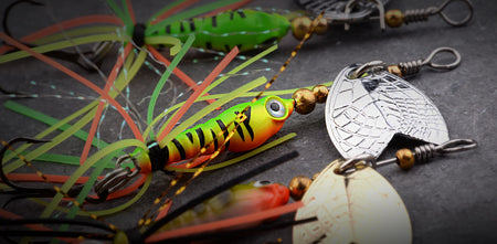 SPRO Larva Mayfly Micro Spinner 5cm 4g Drilling oder Einzelhaken