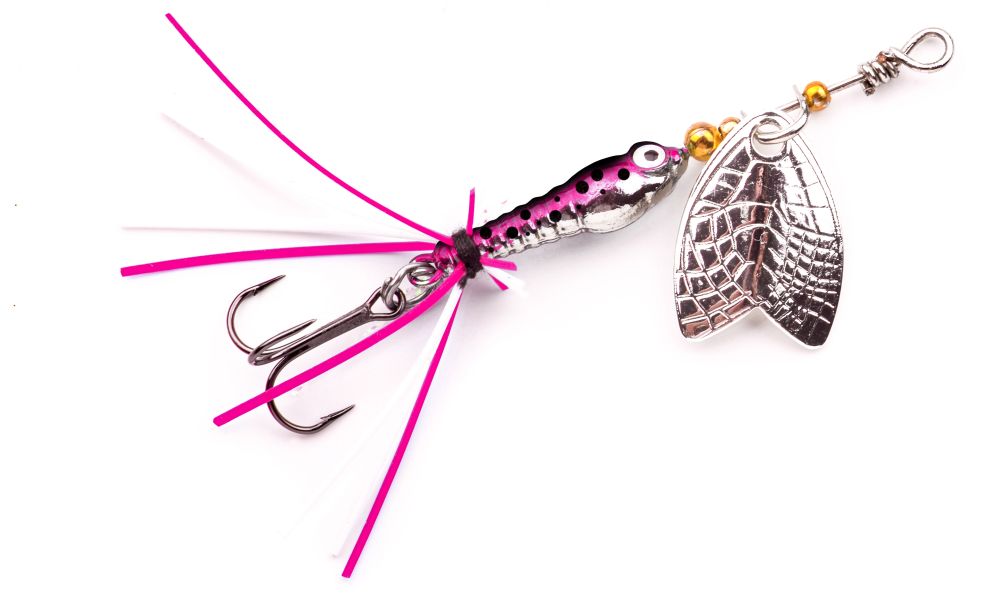SPRO Larva Mayfly Micro Spinner 5cm 4g Drilling oder Einzelhaken