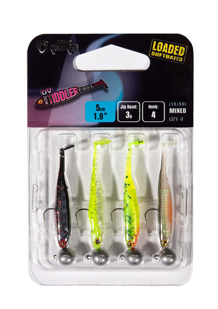 FOX Rage Ultra UV Mirco Tiddler Fast Loaded Lure Softbait 5cm 3g Gummifisch