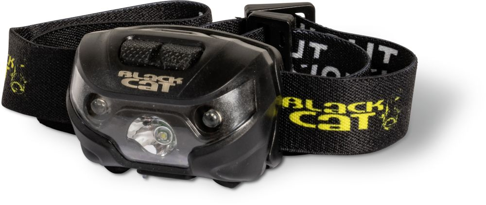 BLACK CAT Night Vision LED Kopflampe Stirnlampe Vision 1500 Wiederaufladbar