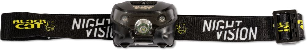 BLACK CAT Night Vision LED Kopflampe Stirnlampe Vision 1500 Wiederaufladbar