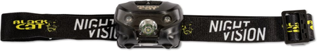BLACK CAT Night Vision LED Kopflampe Stirnlampe Vision 1500 Wiederaufladbar
