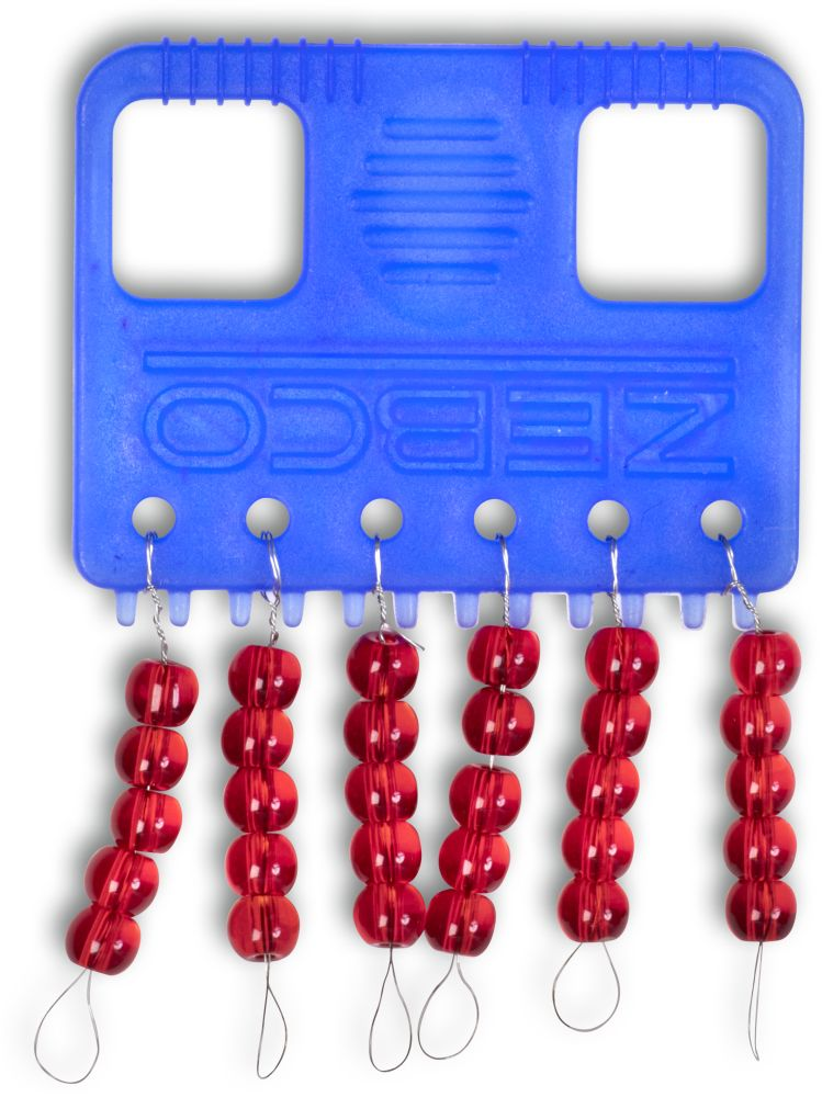 ZEBCO Glasperlen Rot