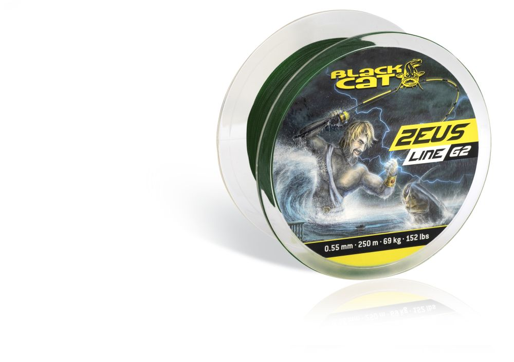 BLACK CAT Zeus Line G2 Wallerschnur geflochten 400m