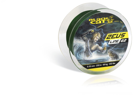 BLACK CAT Zeus Line G2 Wallerschnur geflochten 400m