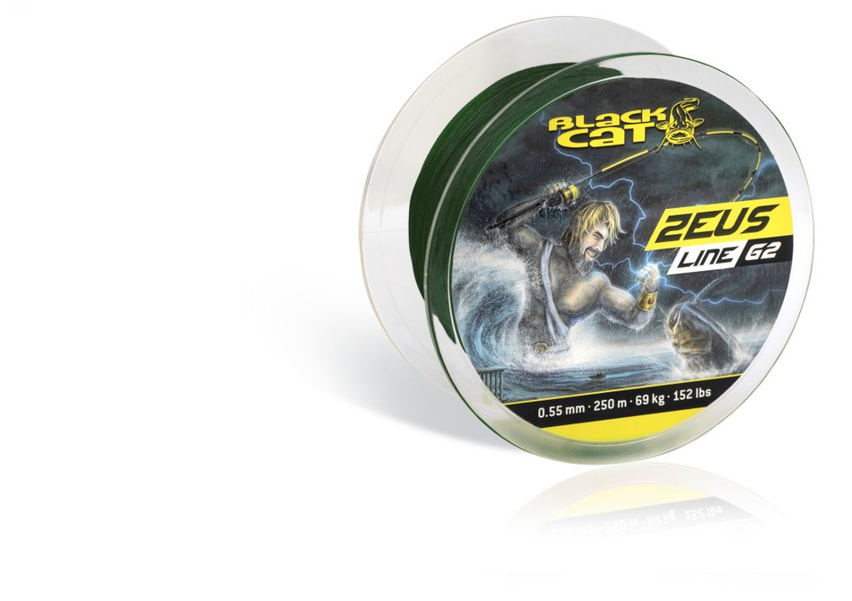BLACK CAT Zeus Line G2 Wallerschnur geflochten 400m