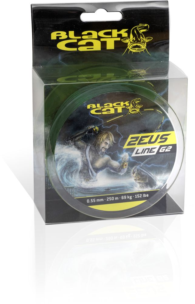 BLACK CAT Zeus Line G2 Wallerschnur geflochten 400m