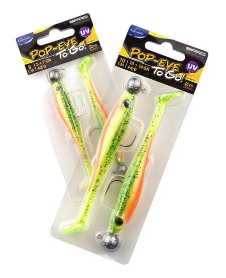 SPRO IRIS Popeye To-Go 80mm Gummifische montiert Barsch Zander