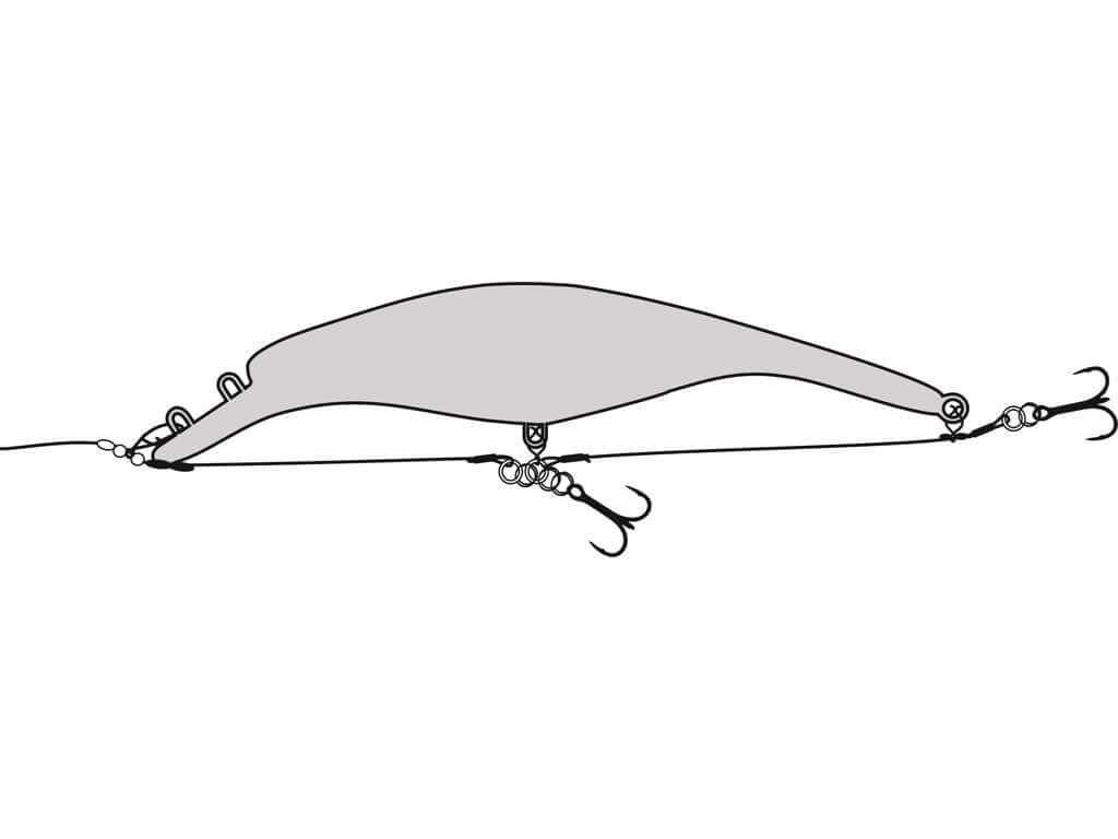 WESTIN Release Stinger Hardlure Vorfachsystem