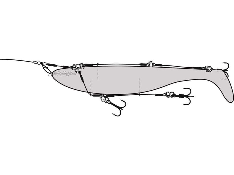 WESTIN Release Stinger Top Softlure Vorfachsystem