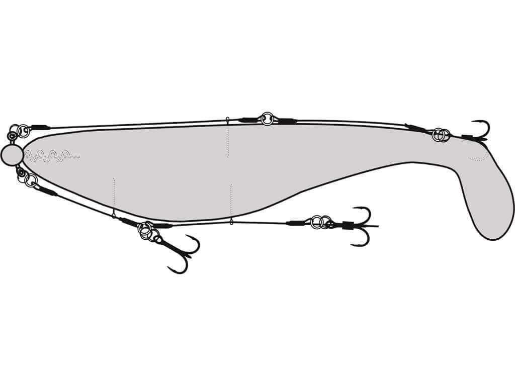 WESTIN Release Stinger Top Softlure Vorfachsystem