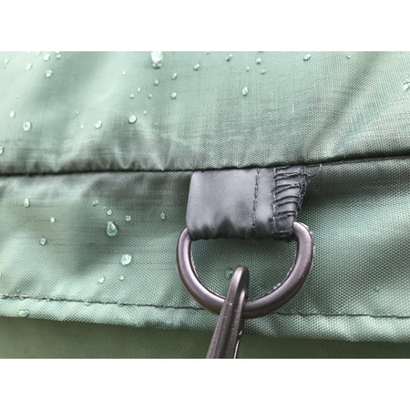 JENZI Schirm 3m Polyester mit Außenwänden