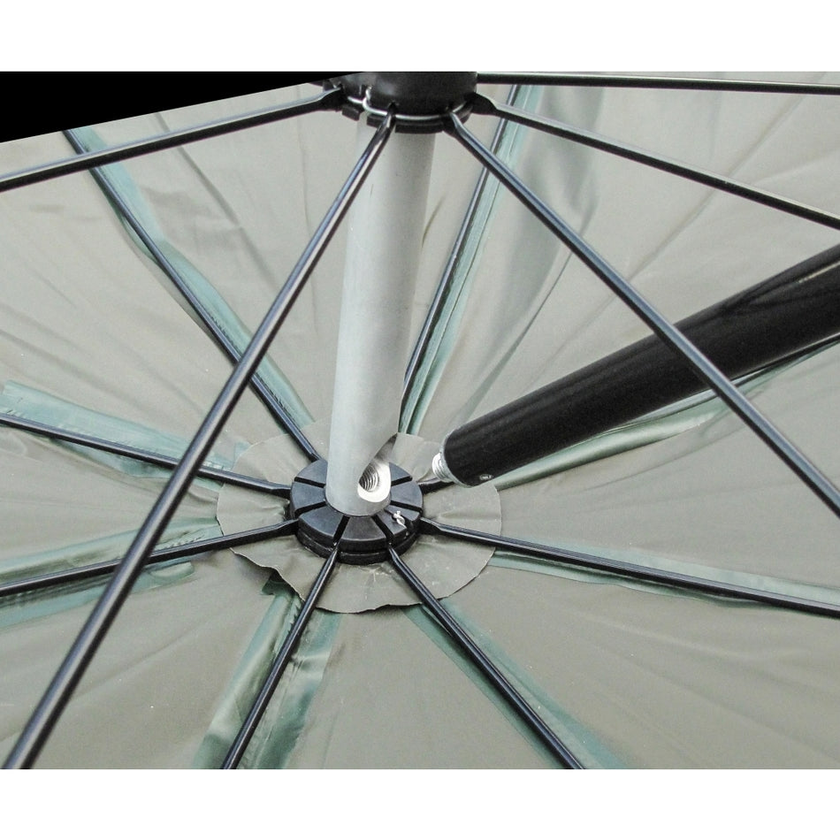 JENZI Schirm 3m Polyester mit Außenwänden