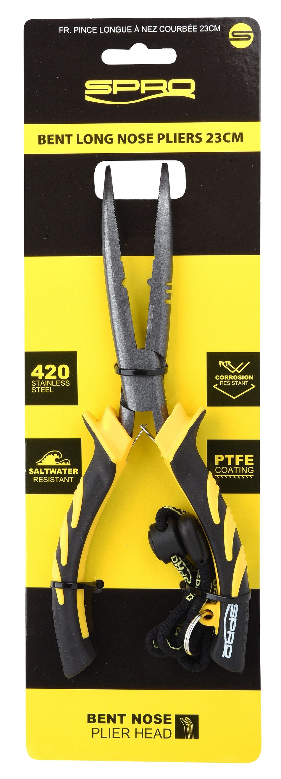 SPRO Zange Bent Long Nose Pliers 23cm
