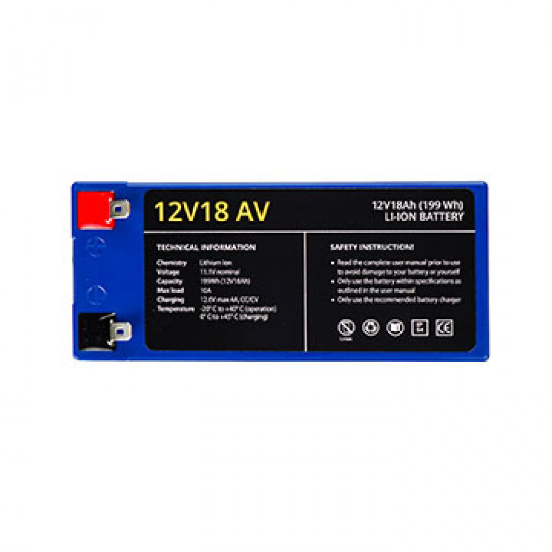 Rebelcell 12V18 AV Li-Ion Akku (199 Wh)