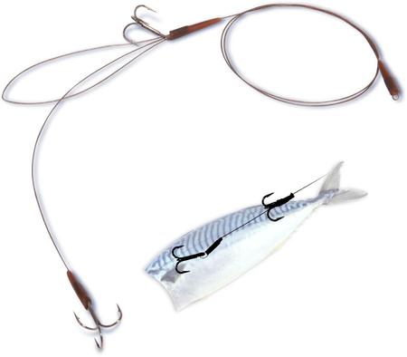 Mr. Pike Long Cast Rig camo 14kg, 60cm