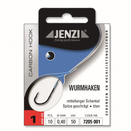Jenzi Wurmhaken gebunden 50cm